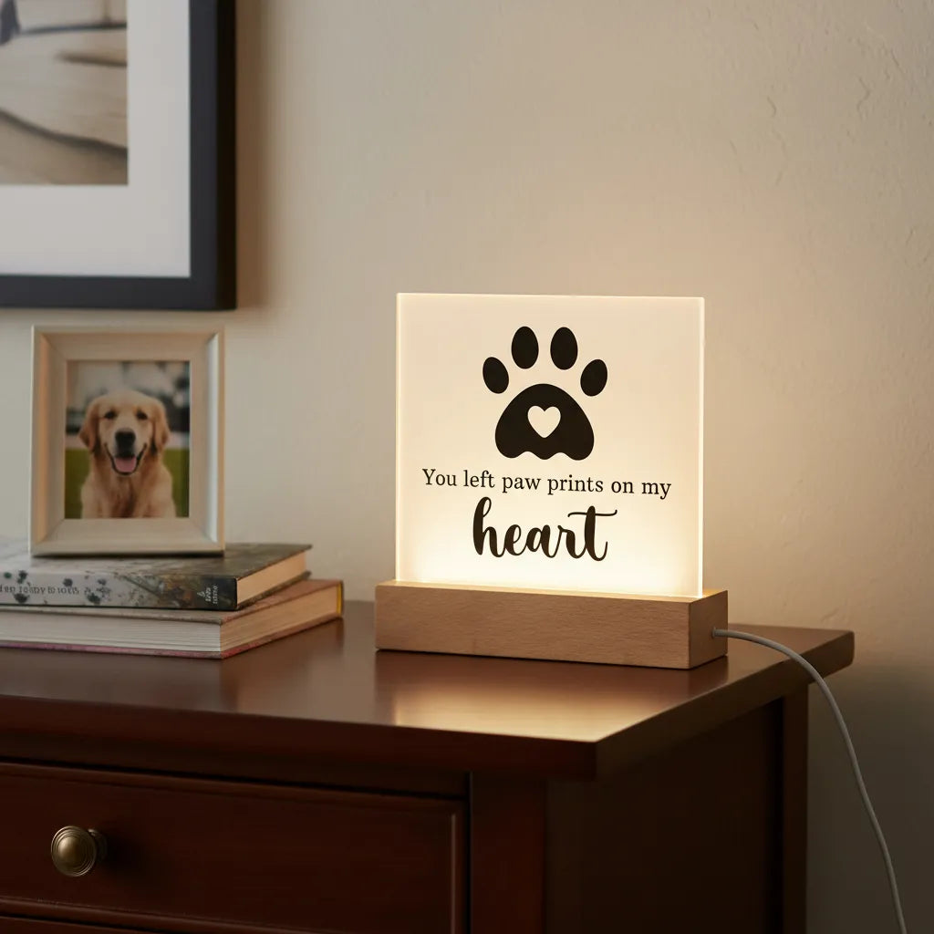 Keepsake Acrylic Bundle - You Left Pawprints In My Heart