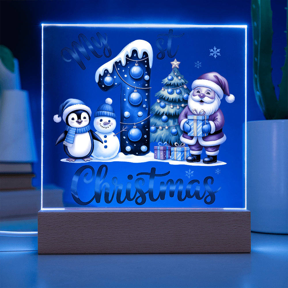 To My Son Acrylic, My First Christmas