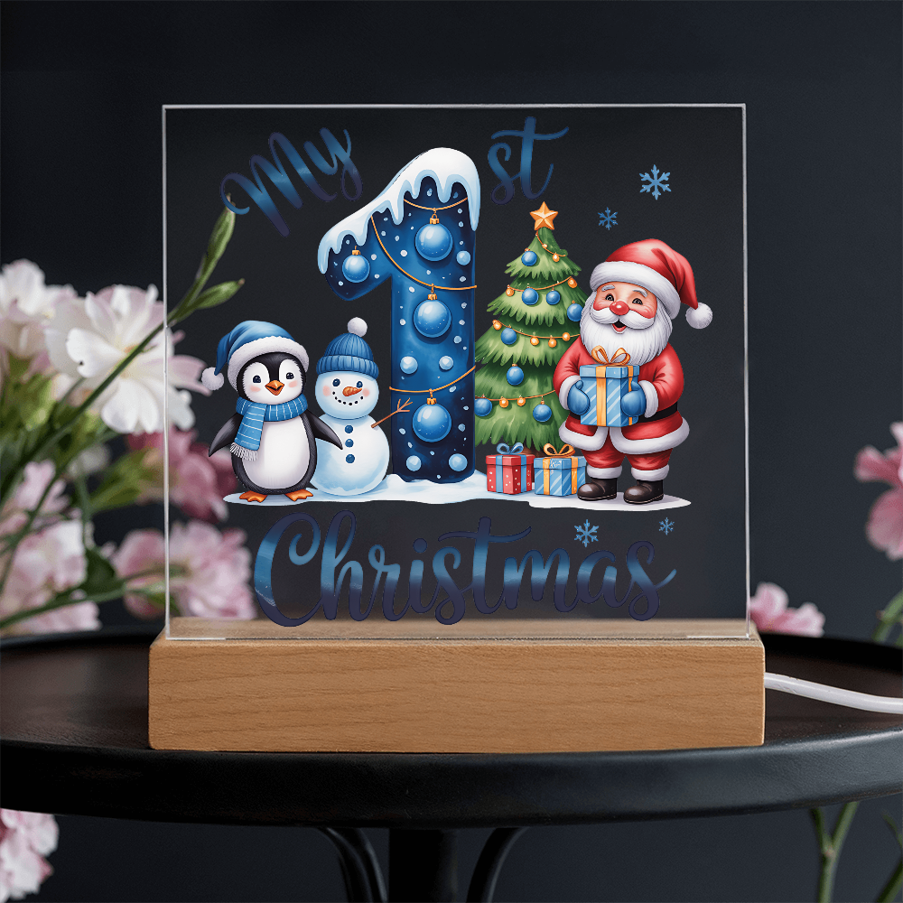 To My Son Acrylic, My First Christmas