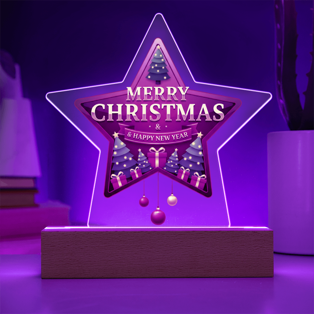 To My  Family Acrylic, Happy New Year!