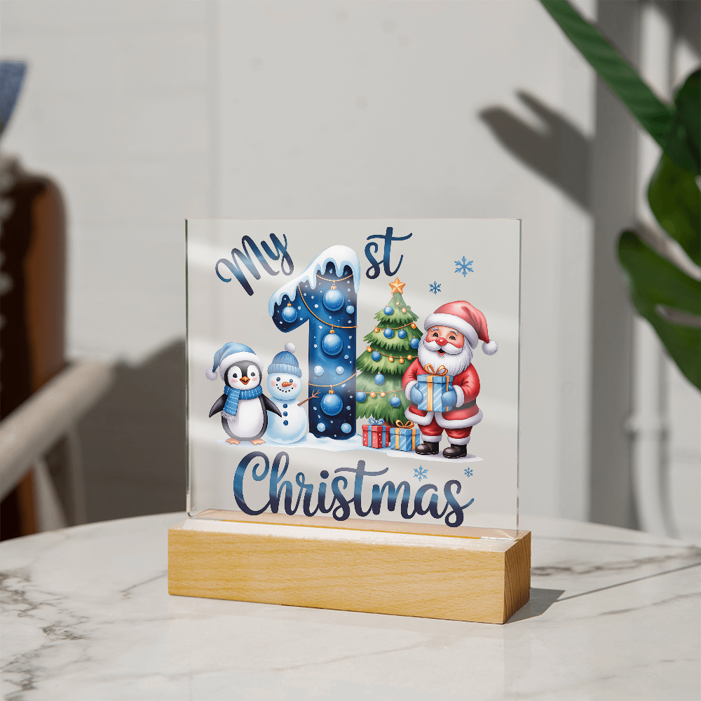 To My Son Acrylic, My First Christmas