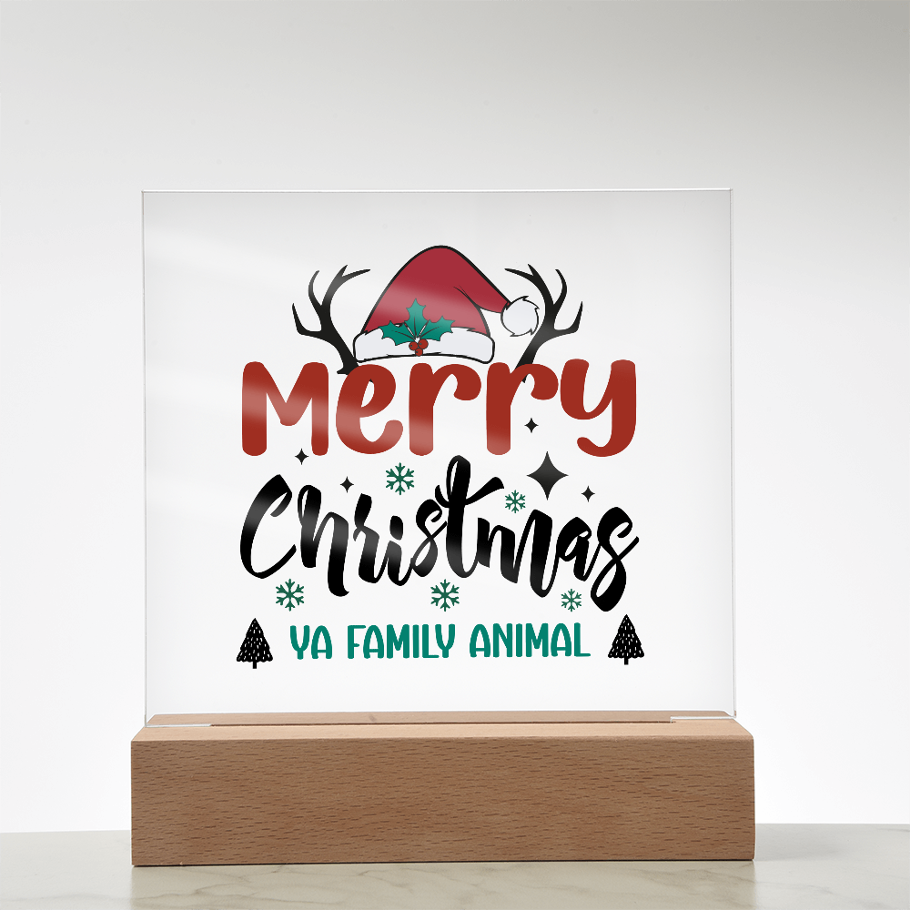 To My Family, Ya Family Animal