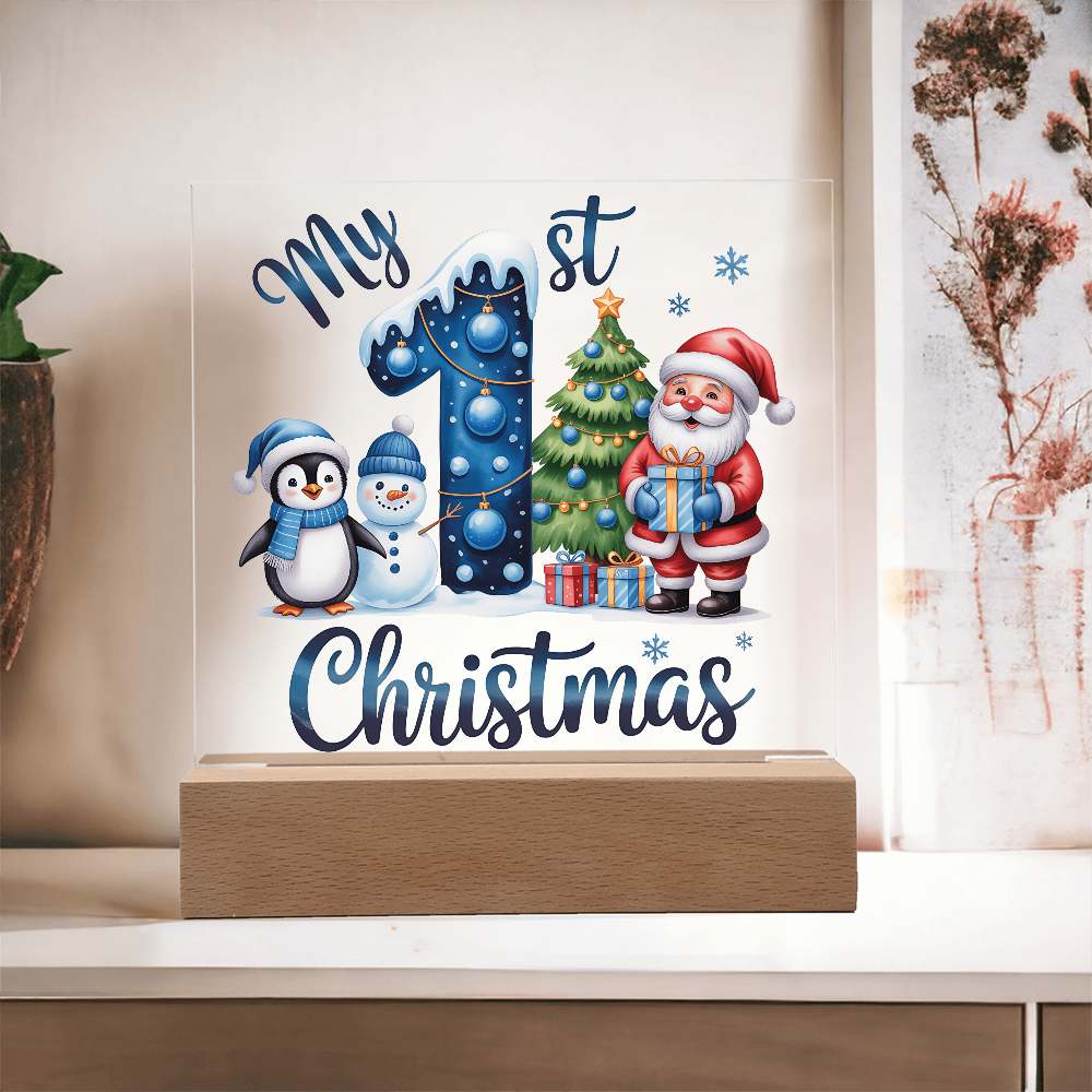 To My Son Acrylic, My First Christmas
