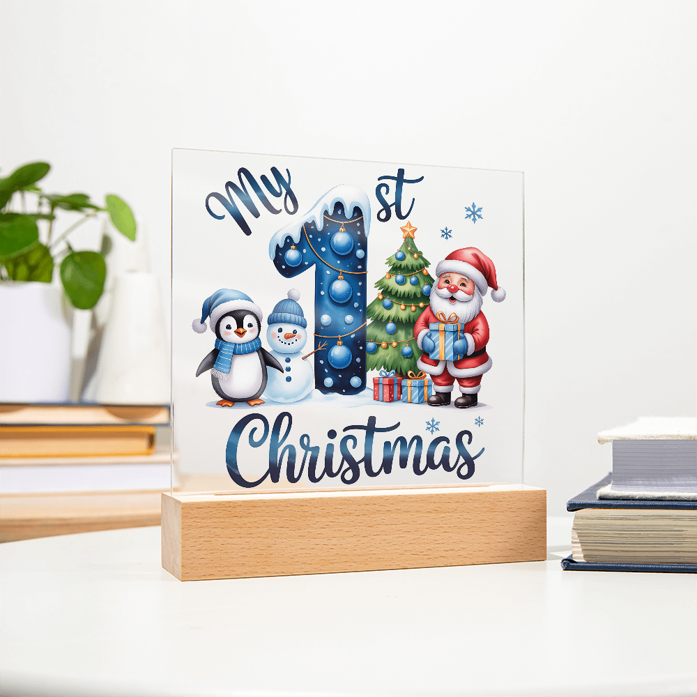 To My Son Acrylic, My First Christmas