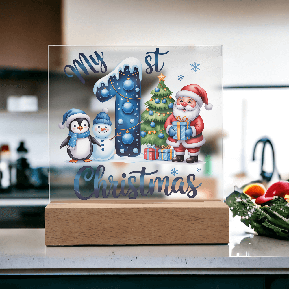 To My Son Acrylic, My First Christmas
