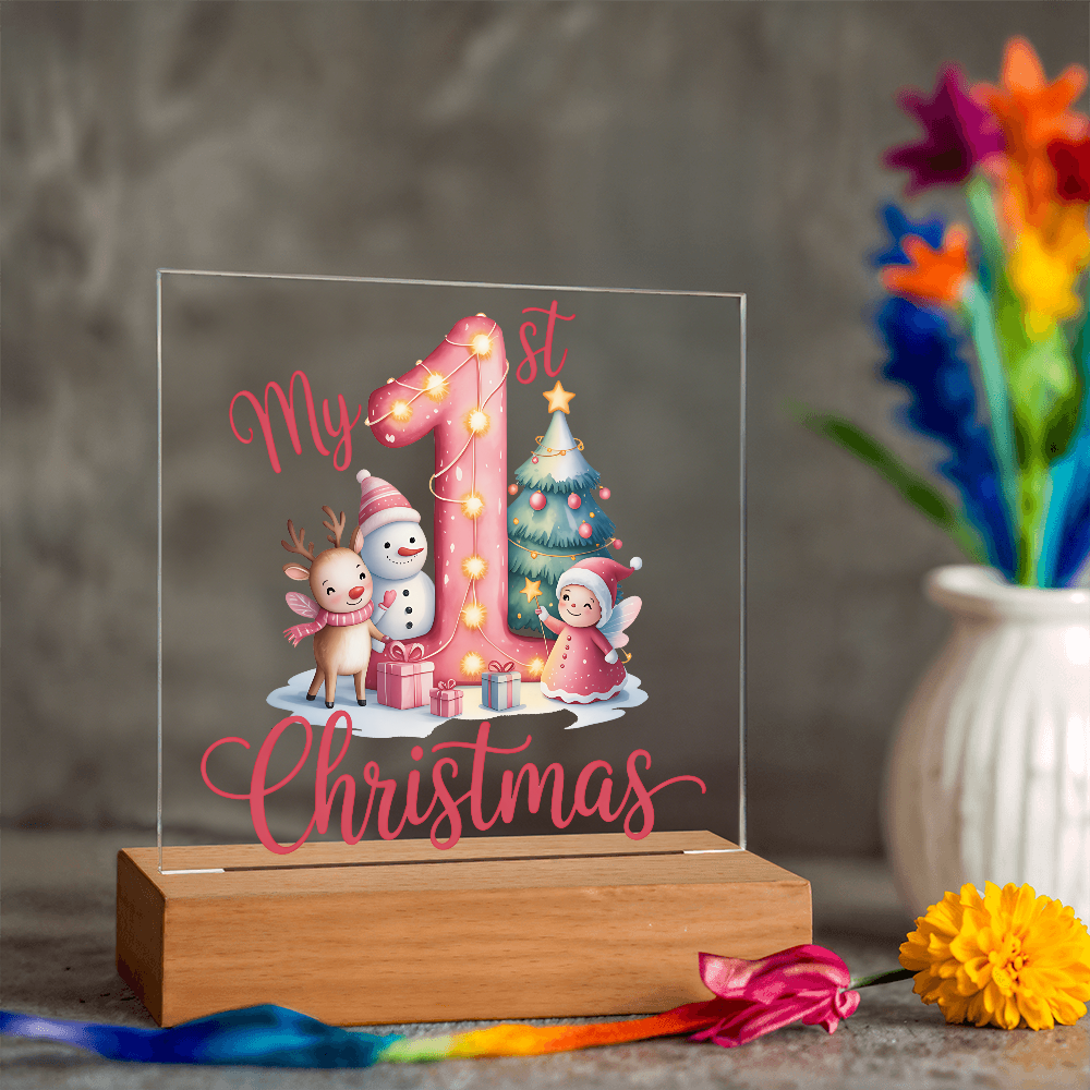 To My Daughter Acrylic, Baby´s First Christmas