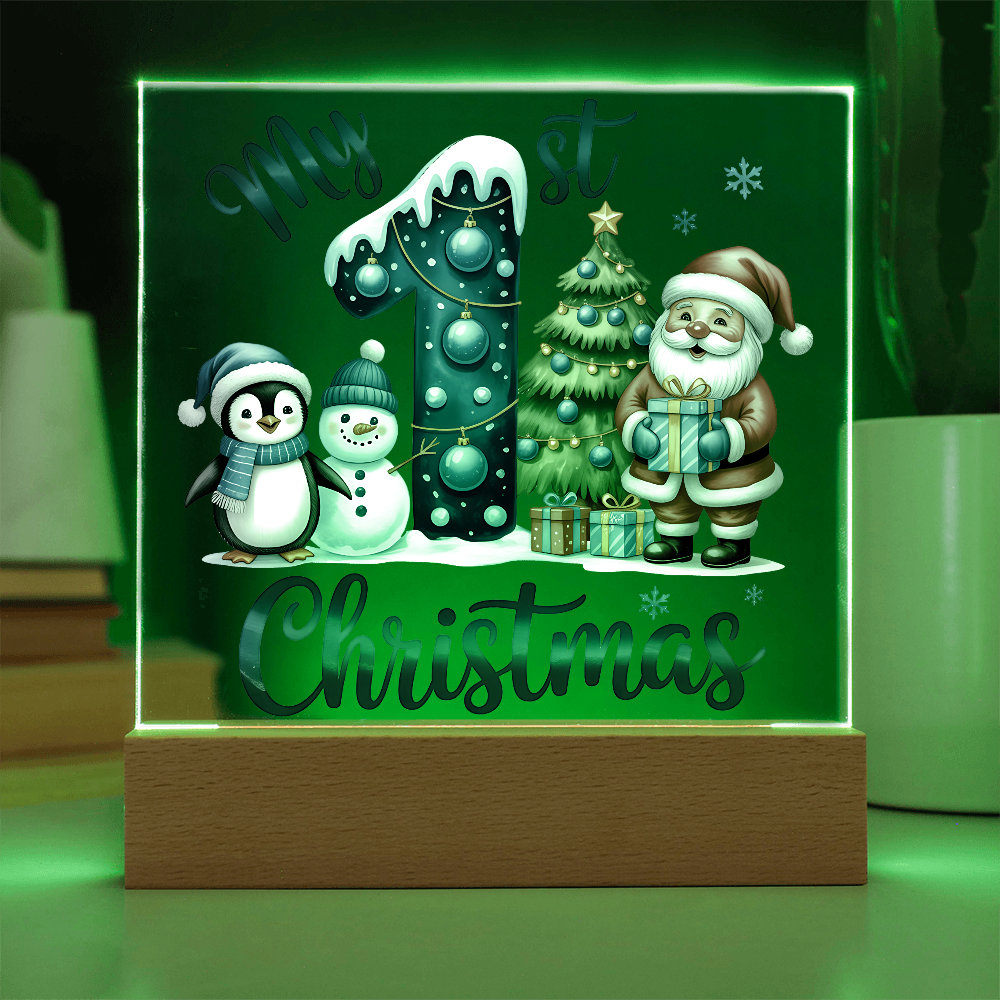 To My Son Acrylic, My First Christmas