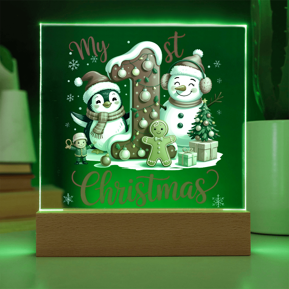 To  My Son Acrylic, My 1 Christmas