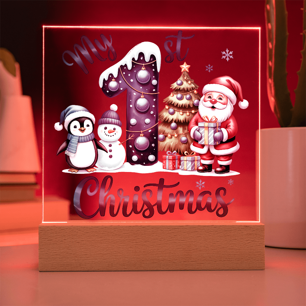 To My Son Acrylic, My First Christmas