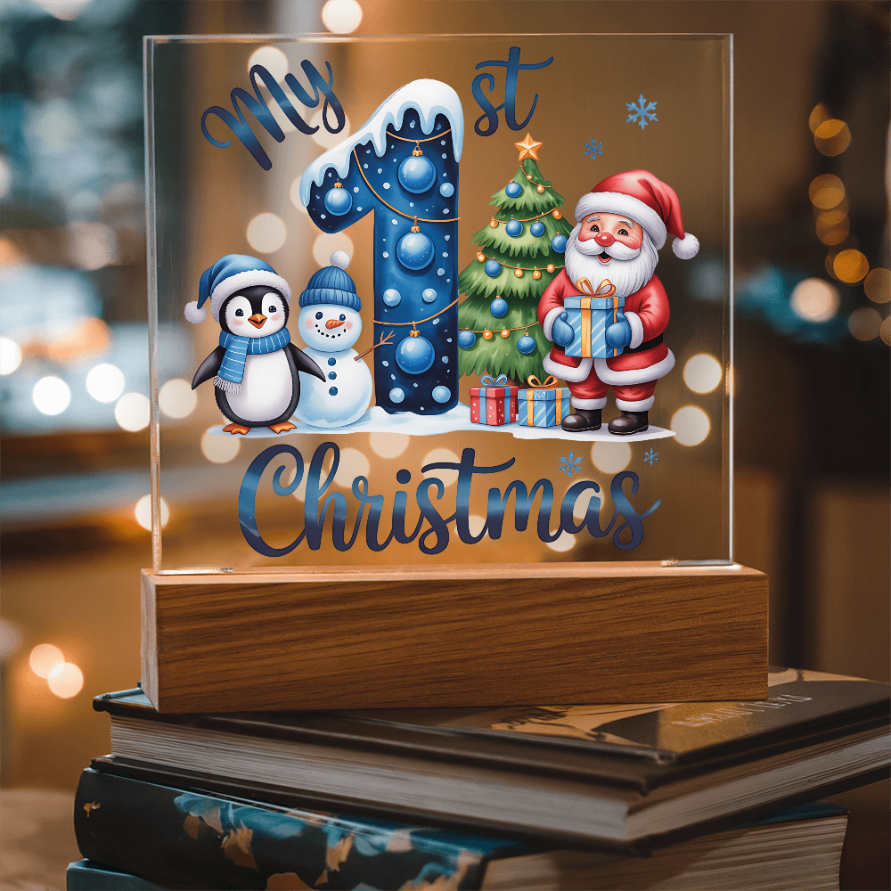 To My Son Acrylic, My First Christmas