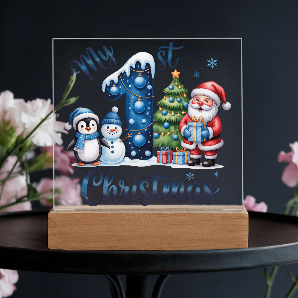 To My Son Acrylic, My First Christmas