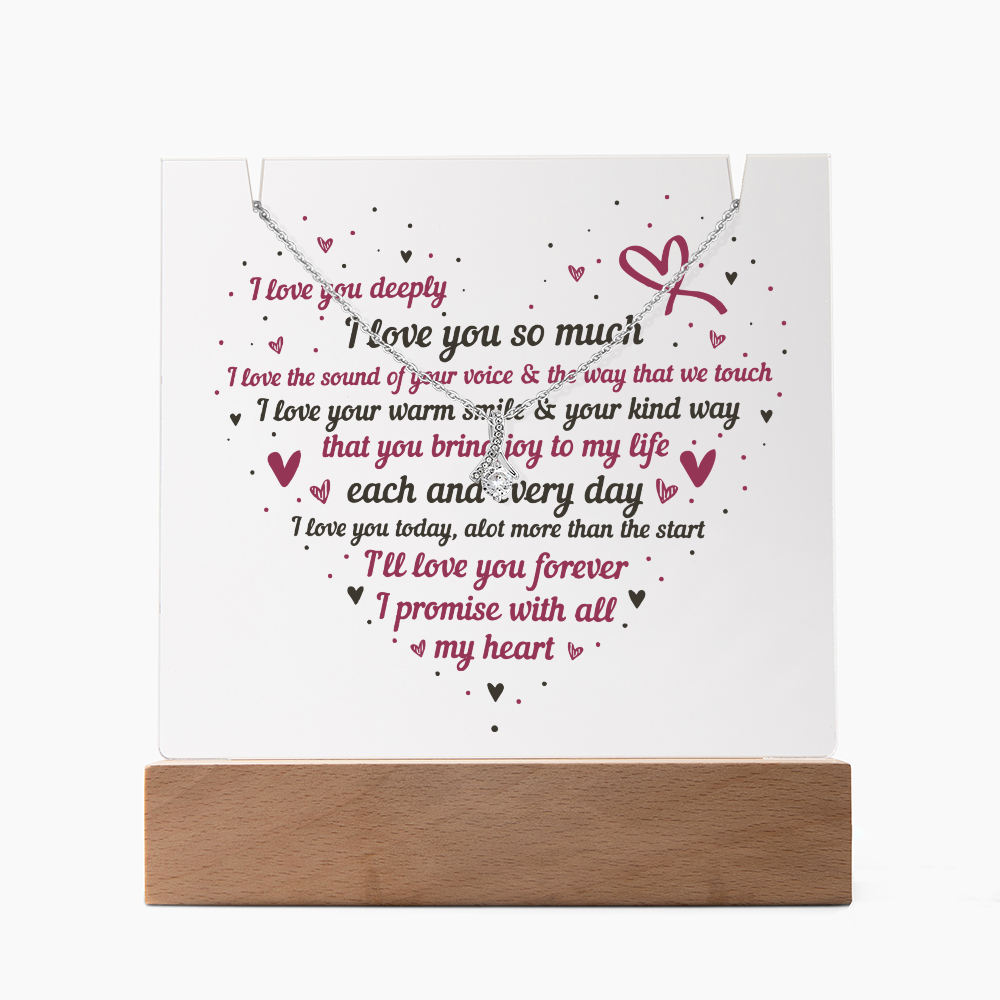 To My Future Wife, My Deepest Love, Encased in Silver/Gold