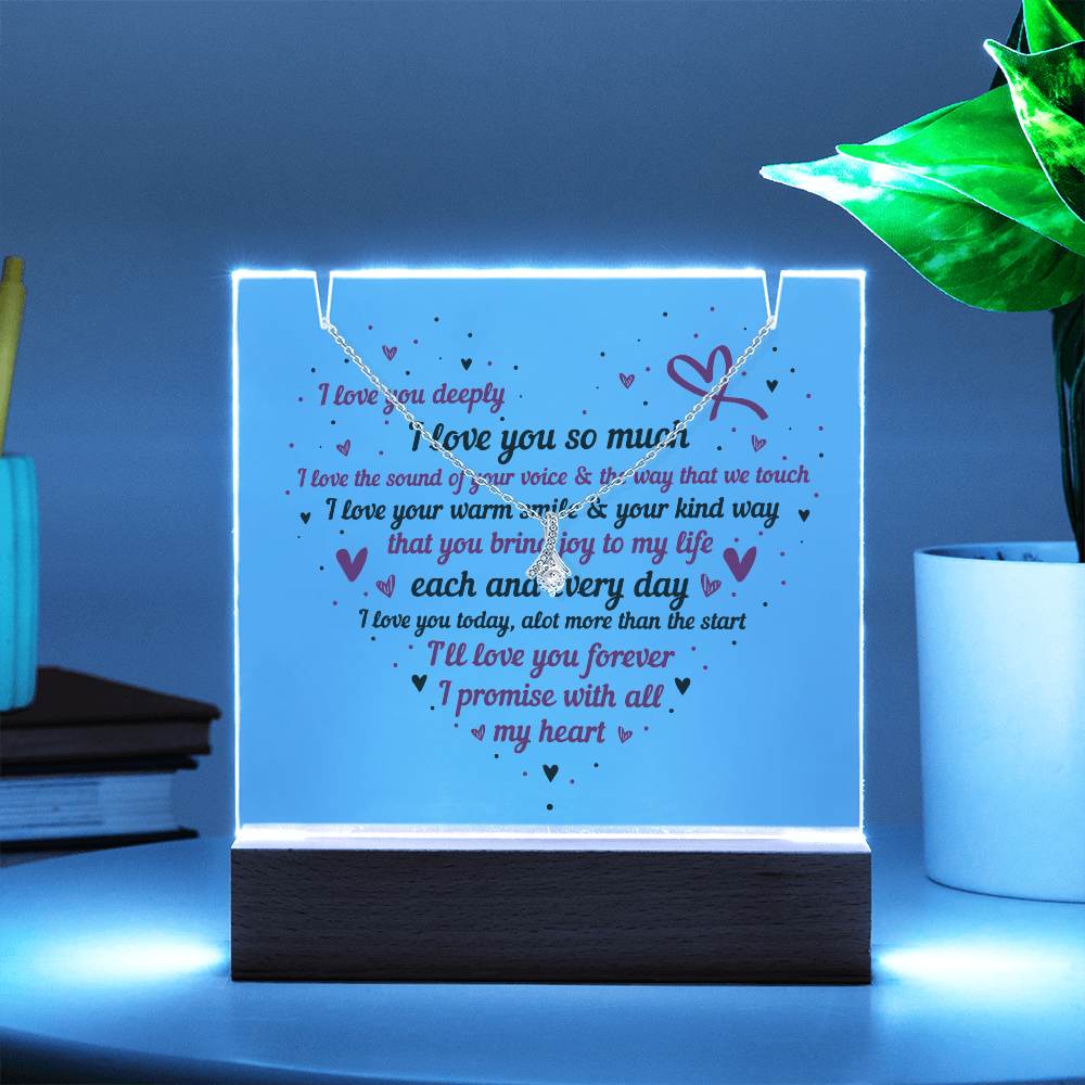 To My Future Wife, My Deepest Love, Encased in Silver/Gold