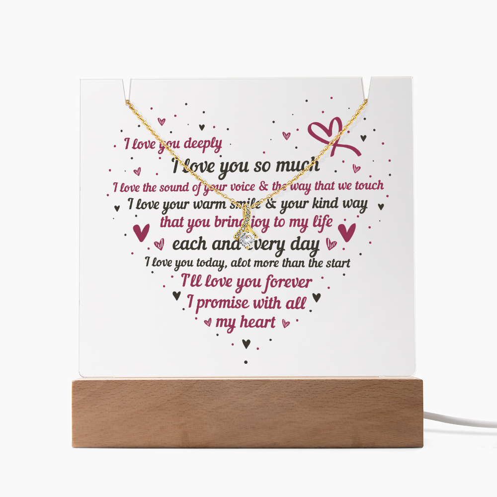 To My Future Wife, My Deepest Love, Encased in Silver/Gold