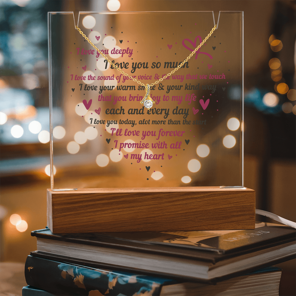 To My Future Wife, My Deepest Love, Encased in Silver/Gold