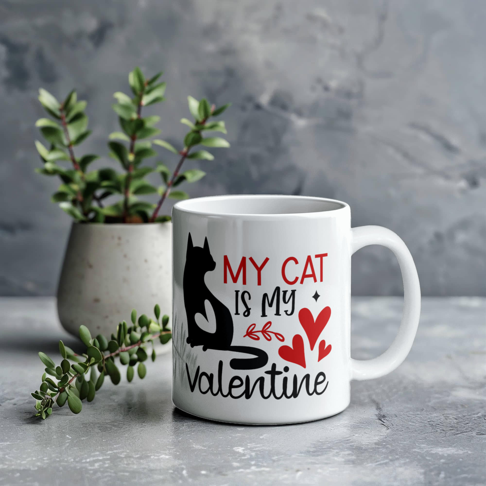 To My Love Mug, My Cat I My Valentine