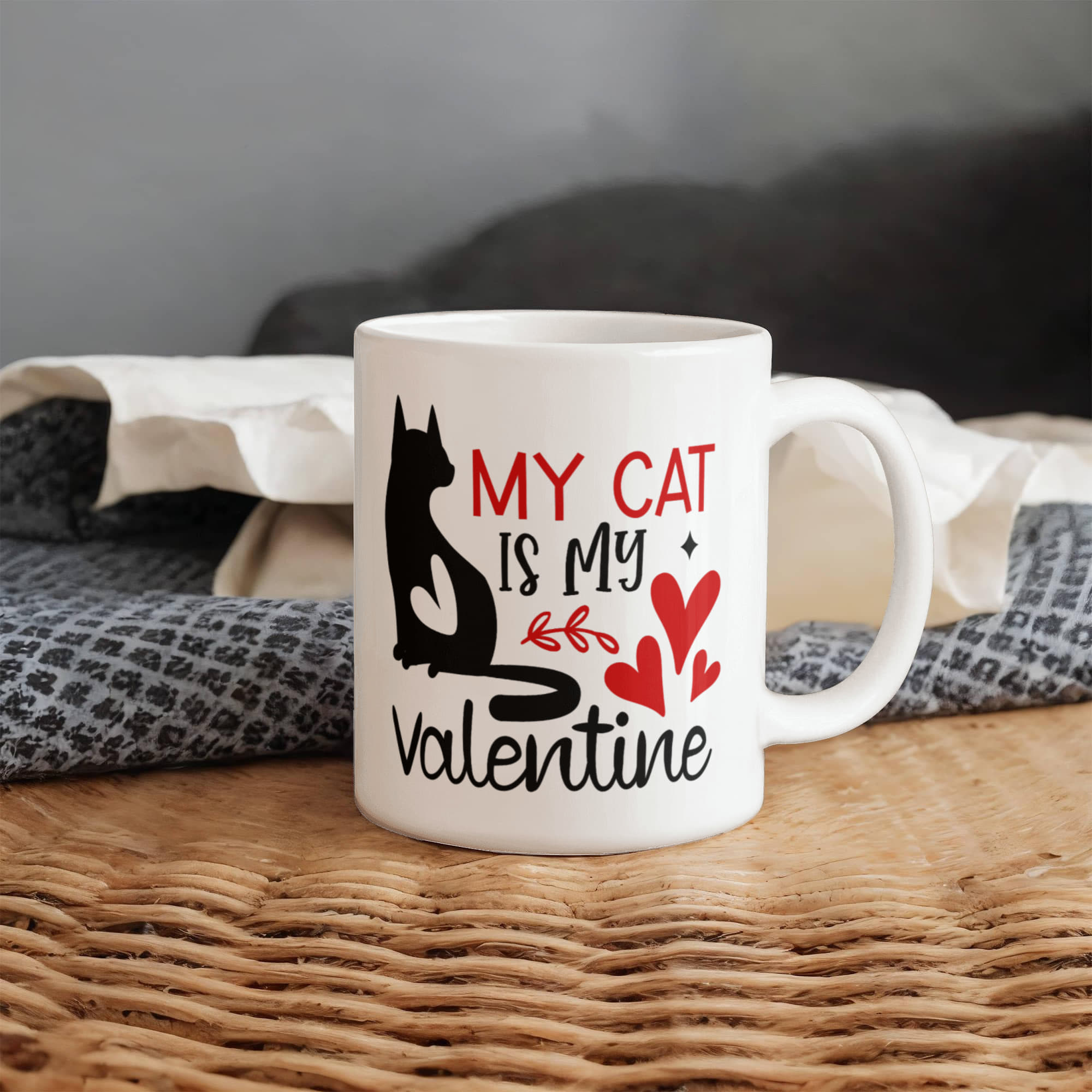 To My Love Mug, My Cat I My Valentine
