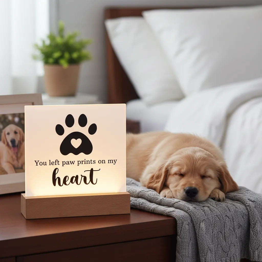 Keepsake Acrylic Bundle - You Left Pawprints In My Heart